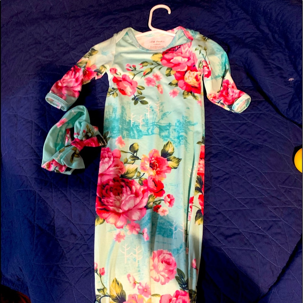 Posh peanut knotted gown